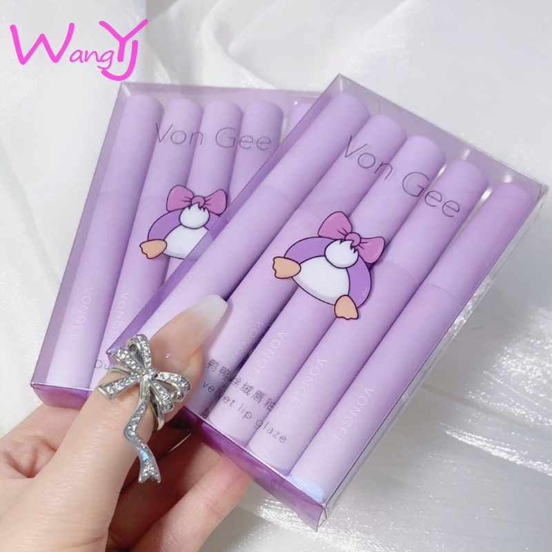 Bộ 5 Thỏi Son Môi Màu Nhung Lì Không Phai