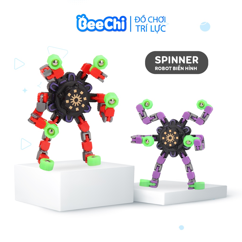 Con Quay Spinner Robot Con Quay Cơ Khí Đồ Chơi Robot Biến Hình