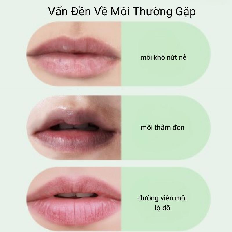 Son Dưỡng Môi Heyxi Han Yuanxi Dưỡng Ẩm Giữ Ẩm Có Màu Lâu Phai Son Dưỡng Ẩm Giúp Môi Căng Mọng Chống Nứt Nẻ Khô Môi