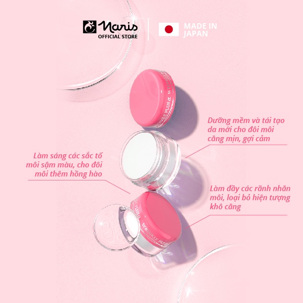 Son Hũ Dưỡng Môi Chống Nhăn và Khô Môi NARIS Wrinkle Plus Alpha Super Lip Repair 10g