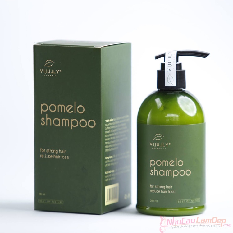 Set dầu gội đầu và xịt tóc vijuly, chiết xuất bưởi xanh, kích thích mọc tóc và phục hồi hư tổn