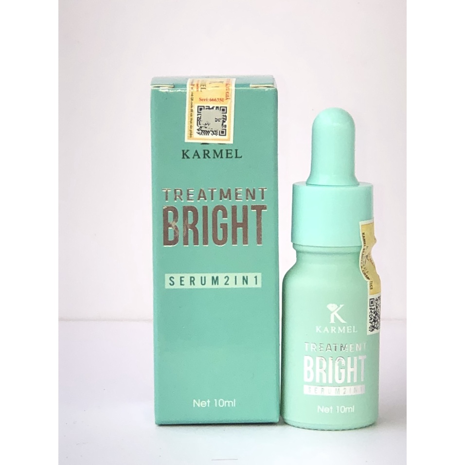 Serum căng bóng trắng da, mờ thâm nám dưỡng da, cấp nước đều màu da 10ml, 50ml – Treatment Bright 2in1 Kamel (Karmel)