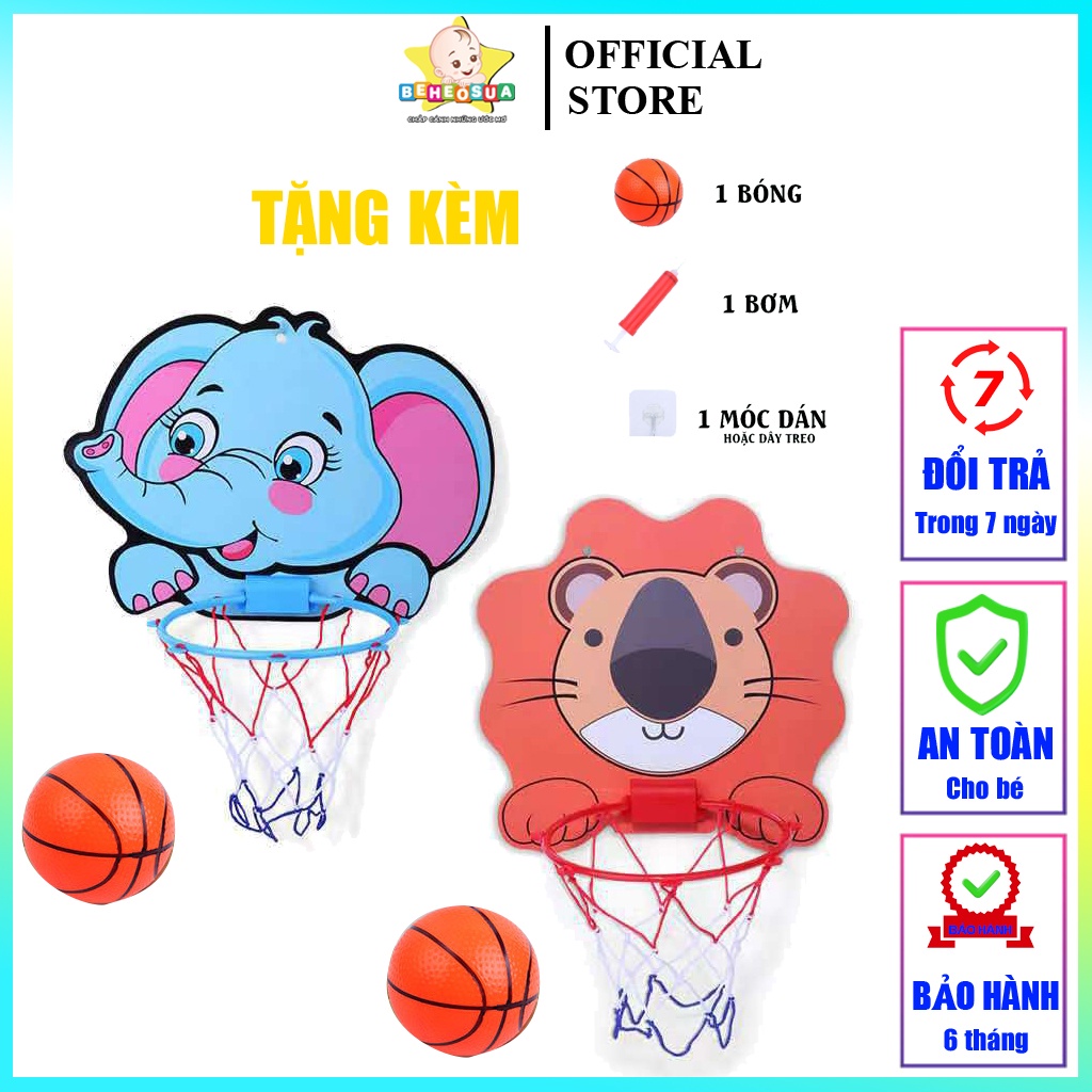 Bóng Rổ Treo Tường Cho Bé – Đồ chơi vận động cho bé