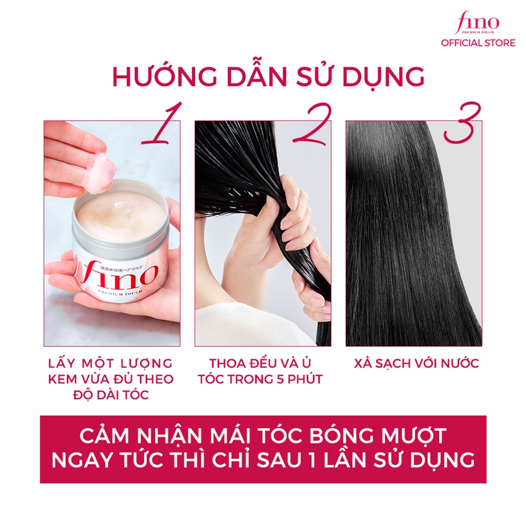 Kem ủ tóc PHỤC HỒI tóc hư tổn Fino Premium Touch 230g – Kem ủ tóc số 1 Nhật Bản hiệu quả ngay sau 1 lần dùng- Chính Hãng
