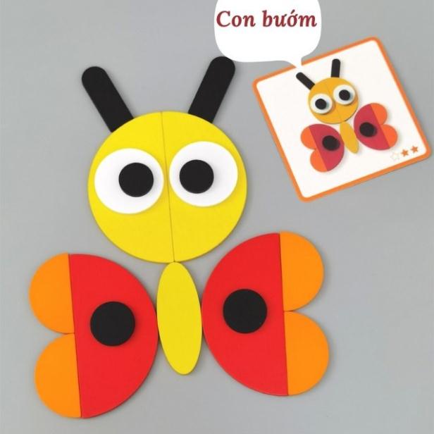 [ SỈ ] Bộ Đồ Chơi Ghép Hình Gỗ Các Con Vật Montessori- GHÉP CÚ- LOẠI ĐẸP