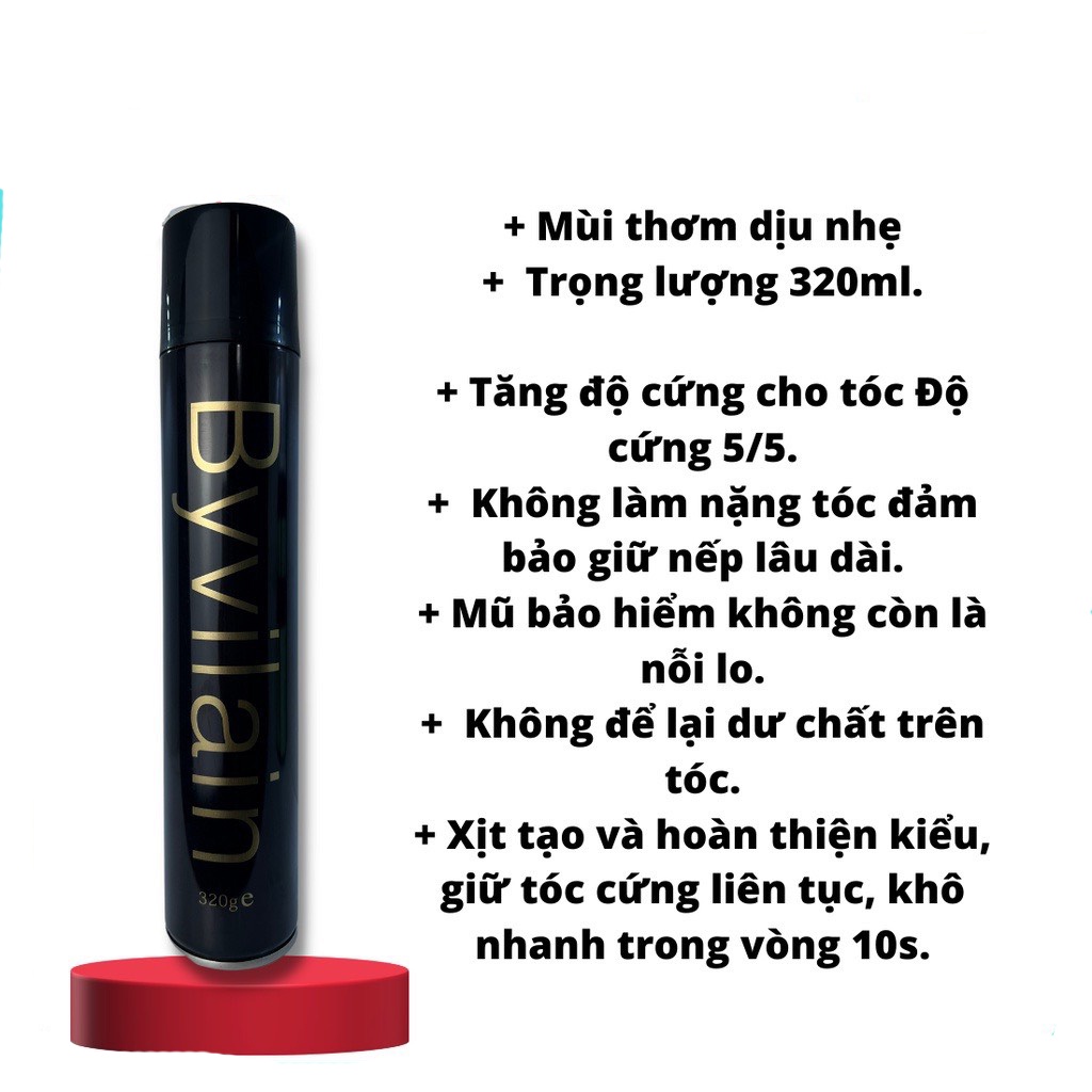 COMBO Gôm Sáp Vuốt Tóc Nam BY VILAIN – Tạo Kiểu Và Giữ Nếp Cho Tóc Mùi Thơm Dễ Chịu độ cứng 5/