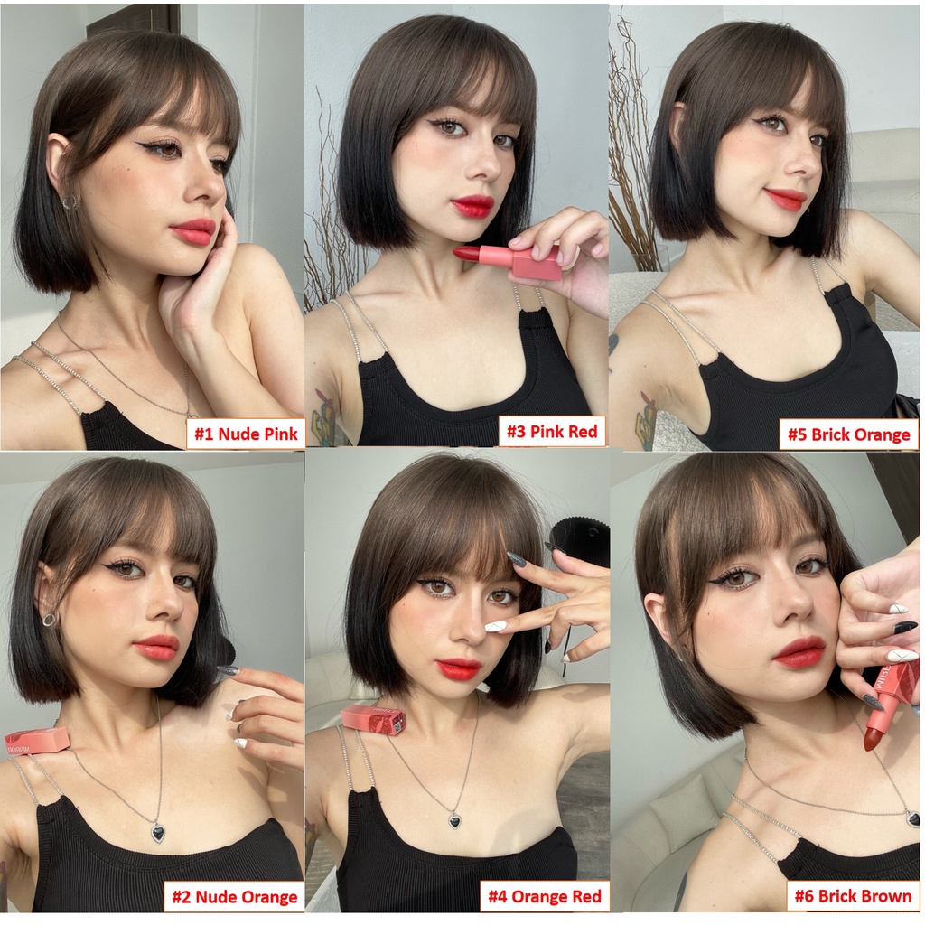 [DATE MỚI] Son thỏi lì MIRROR Matte Lipstick 4g – Son môi chính hãng siêu lì mềm mịn, lâu trôi, không chì, dưỡng ẩm môi