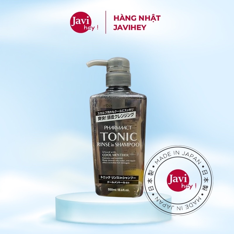 Dầu Gội Dành Cho Nam Tonic Pharmaact 550ml Nhật Bản