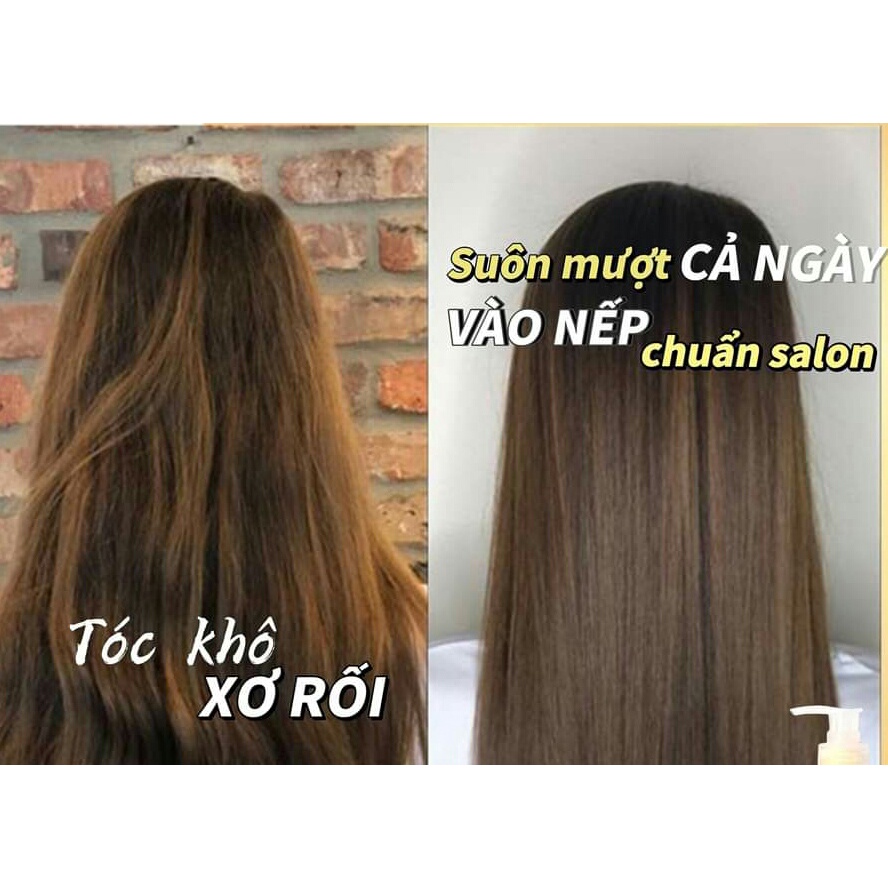 Cặp Gội Xả Biotin Colagen Trắng 1000ml Chống khô sơ gãy rụng
