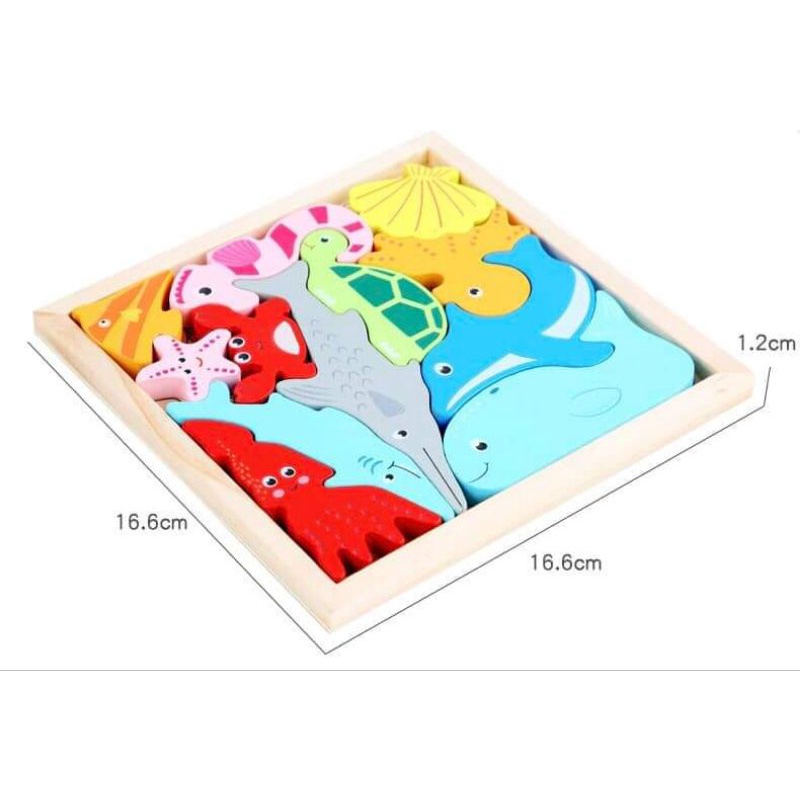ĐỒ CHƠI GHÉP HÌNH THÔNG MINH, TRANH GHÉP GỖ 3D NỔI NHIÊU CHỦ ĐỀ