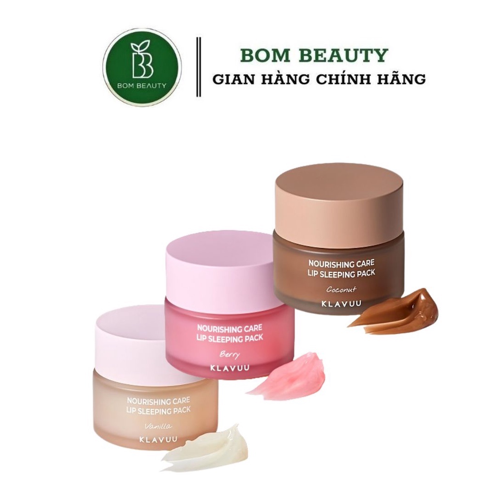 Mặt nạ ngủ dưỡng môi Klavuu Lip sleeping pack. (new 2022)