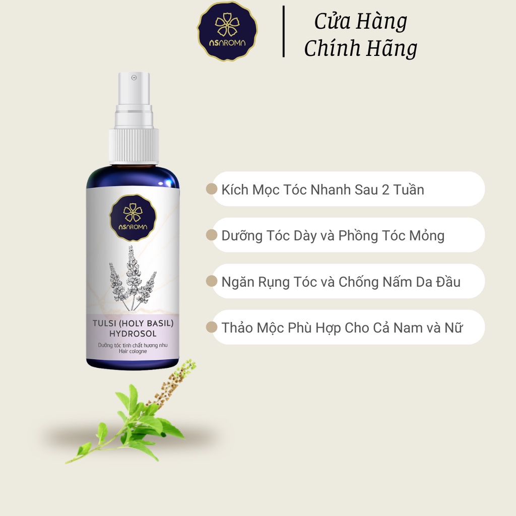 Xịt dưỡng tóc kích thích mọc tóc Asaroma hương nhu chăm sóc phục hồi tóc 100ml