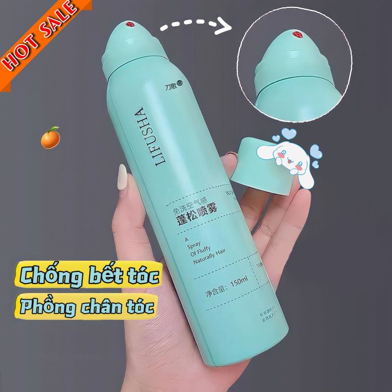 Xịt Gội Đầu Khô Nội Địa Trung 3 Tầng Hương HOT DOUYIN Bồng Bềnh Suốt 8 Tiếng Không Bết Dính Dầu Gội Khô Phồng Chân Tóc