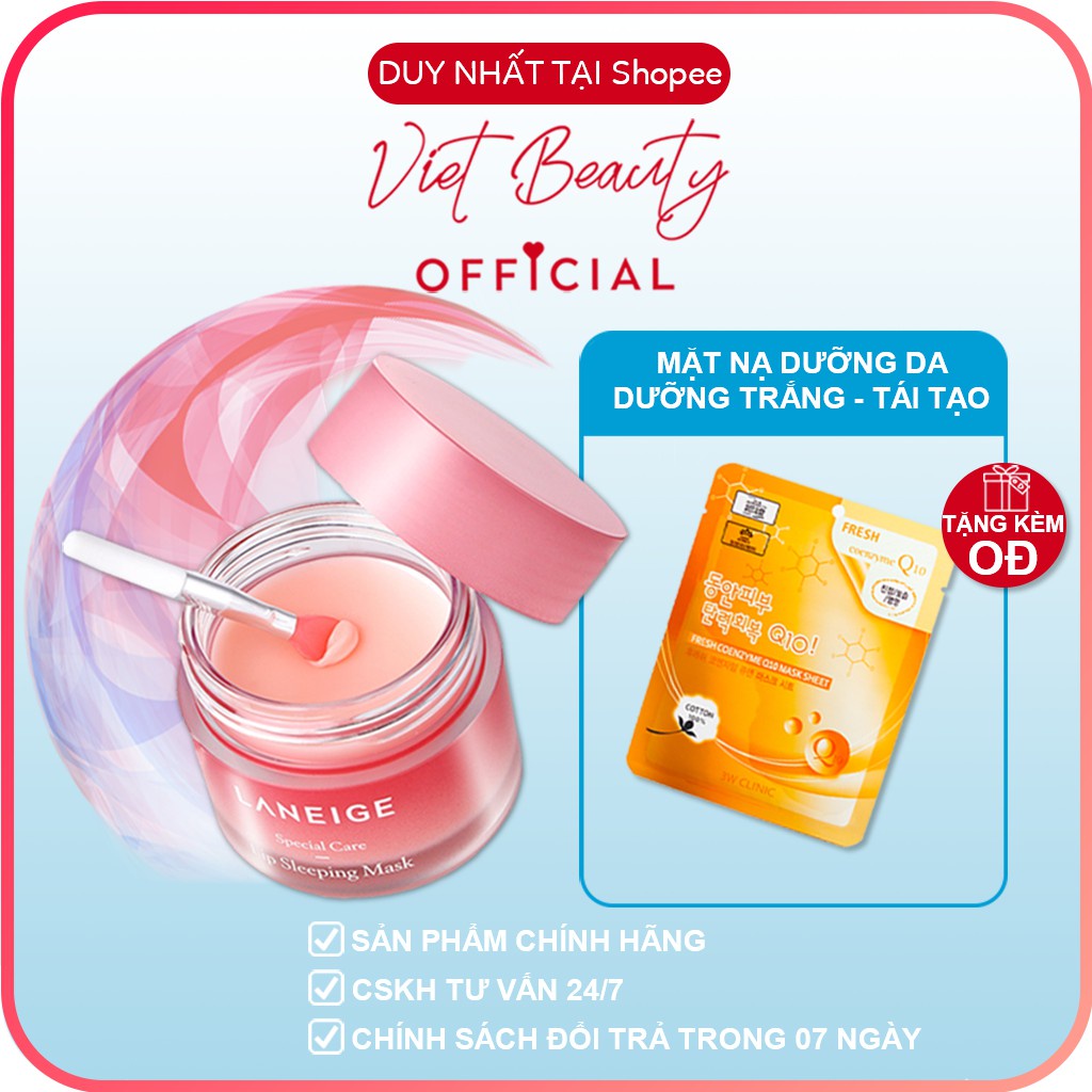 (❤️ HOT SALES ❤️) Mặt nạ ngủ cho môi Laneige 20g