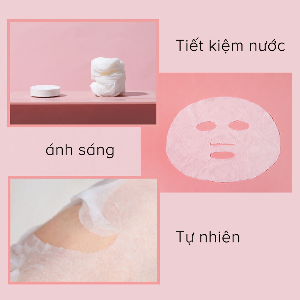 Mặt nạ dưỡng da MINISO mặt nạ giấy nén mặt nạ giấy 30 miếng hàng chính hãng-Bát mặt nạ miễn phí
