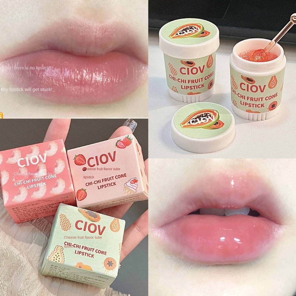 Set 3 Mặt Nạ Môi Không Màu Dưỡng Ẩm Hương Trái Cây