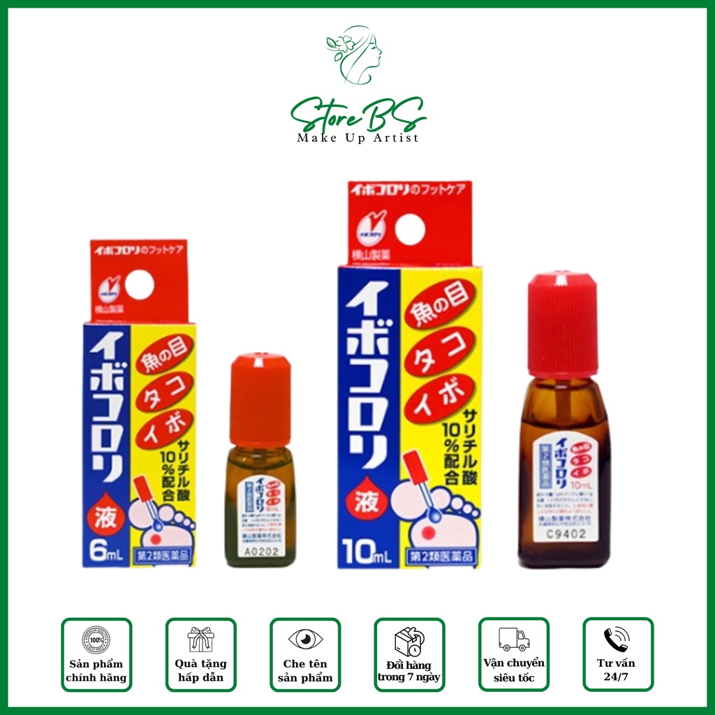Dung dịch loại bỏ dứt điểm Mụn cóc Mụn cơm Ibokorori của Nhật Bản