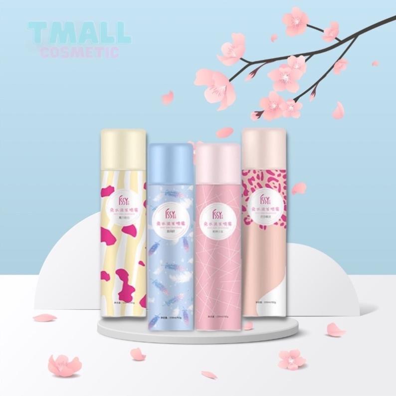 Dầu gội khô ISSY 150ml dạng xịt an toàn không cần nước dùng cho nam, nữ không bết tóc bodymist.tphcm