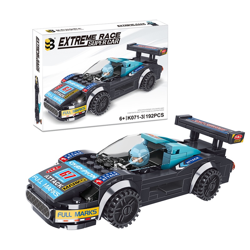 [200 Chi Tiết] Bộ Đồ Chơi Lắp Ráp Xe OTO F1, Xe Thể Thao, Lắp Ghép Mô Hình Xe Đua Công Thức 1
