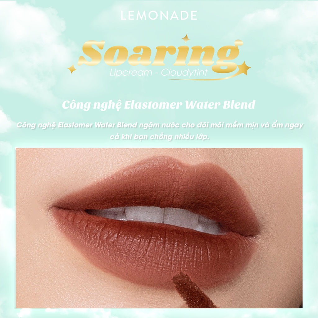 Son kem lì nhẹ môi Lemonade Soaring Lipcream 3.7g