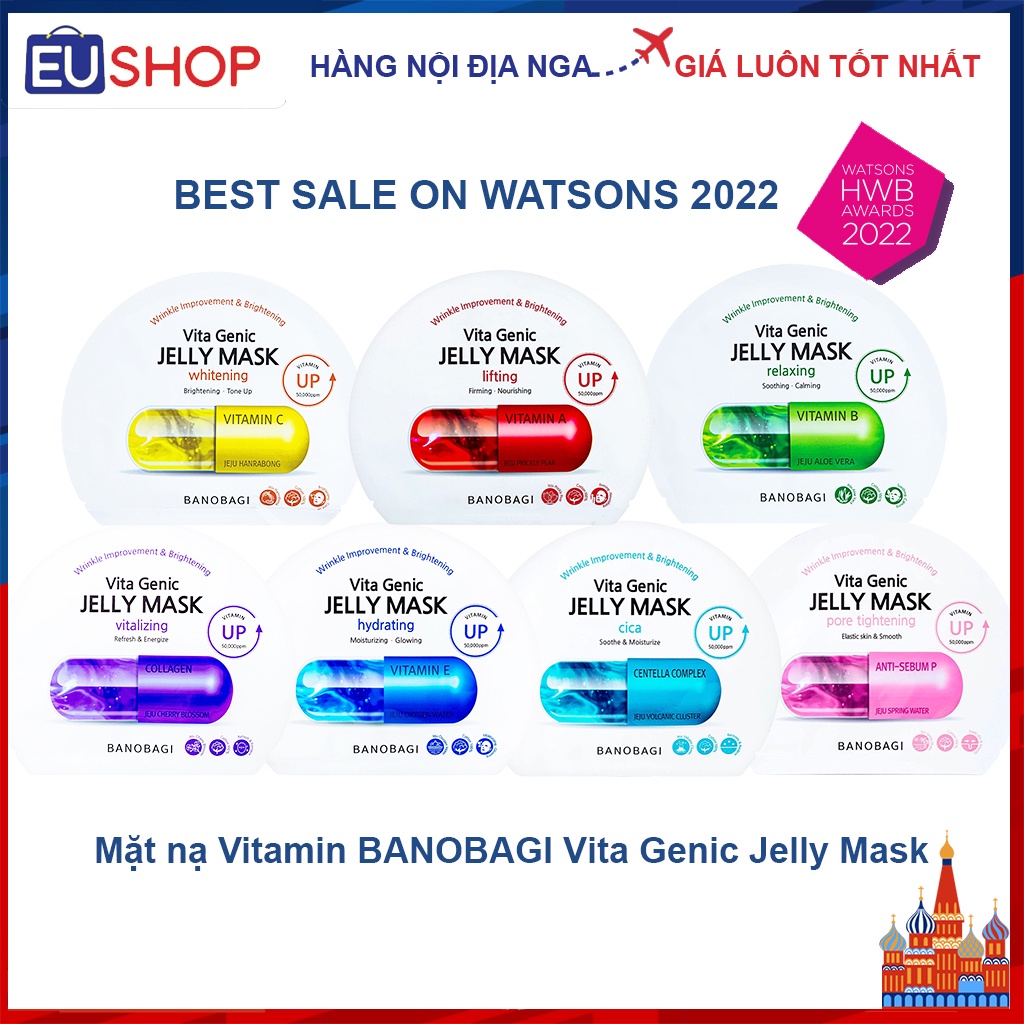 Mặt nạ bổ sung Vitamin Banobagi Vita Genic Jelly Mask miếng 30ml