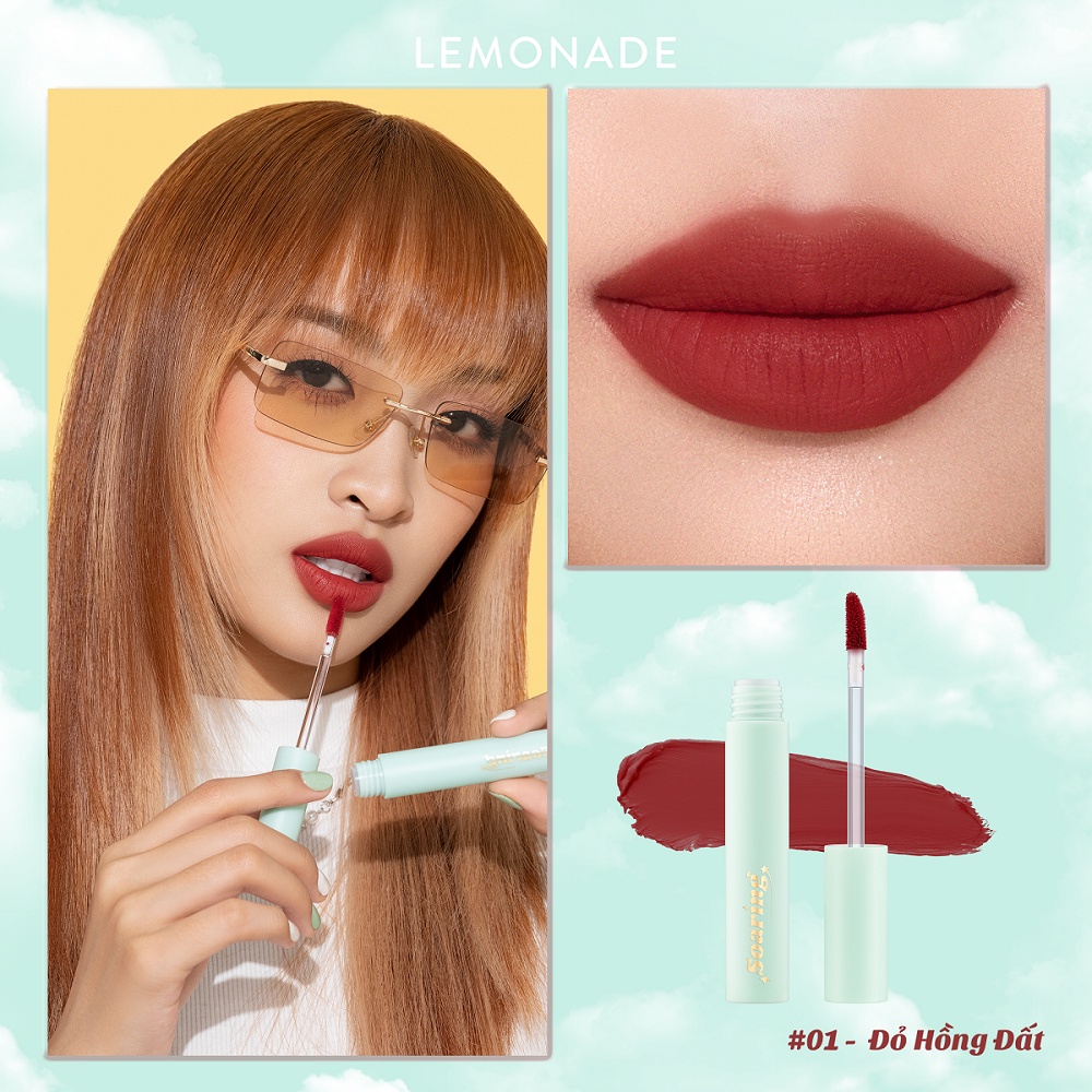 Son kem lì nhẹ môi Lemonade Soaring Lipcream 3.7g
