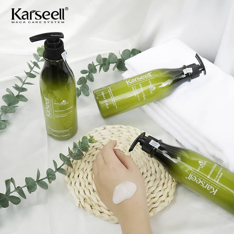 Gel bóp xoăn gel mềm giữ nếp tóc Karseell 500ML kem giữ nếp tóc xoăn lơi xoăn xù mì xoăn sóng