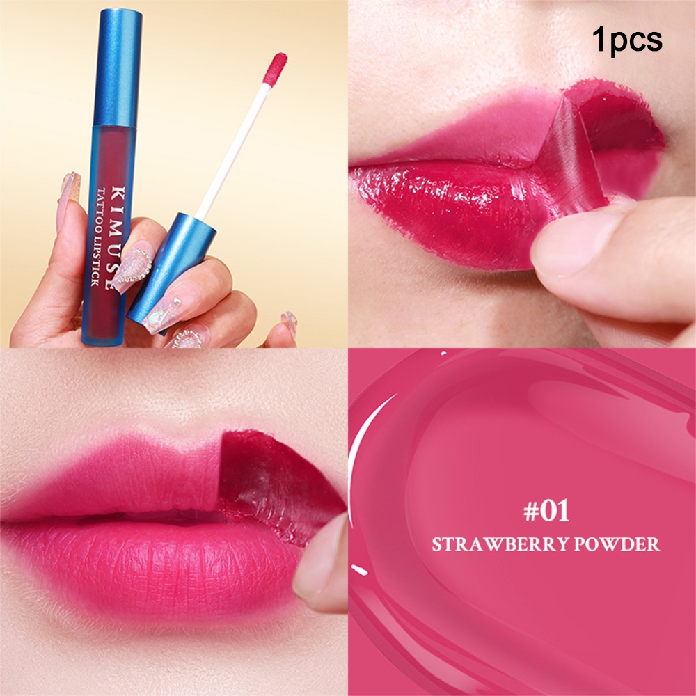 Lâu trôi Lột Lip Stain 5 Mẫu Hình Xăm Son Môi Chống Nước Màu Hồng Liptint Tạo Nên Kết Cấu Chất Lượng Dành Cho Những Người Yêu Cái Đẹp JULYSTAR