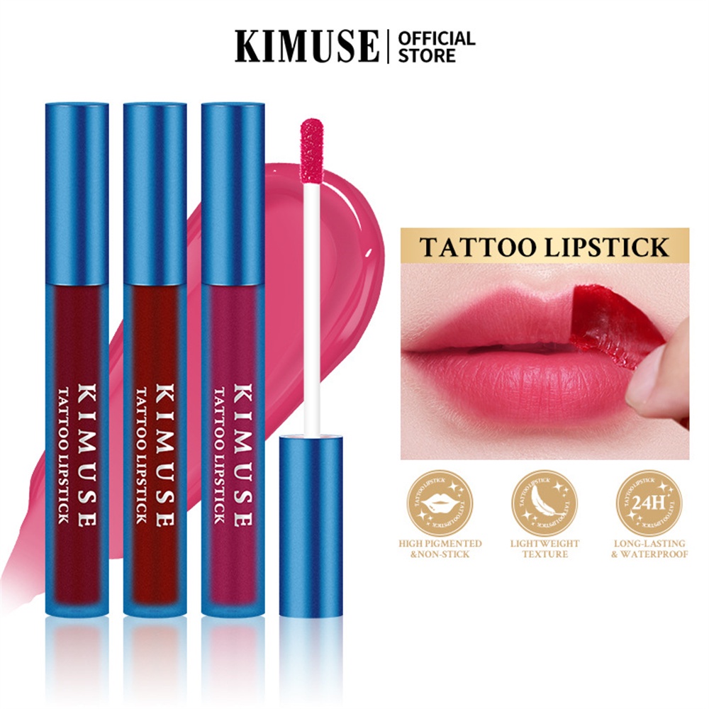Lâu trôi Lột Lip Stain 5 Mẫu Hình Xăm Son Môi Chống Nước Màu Hồng Liptint Tạo Nên Kết Cấu Chất Lượng Dành Cho Những Người Yêu Cái Đẹp JULYSTAR