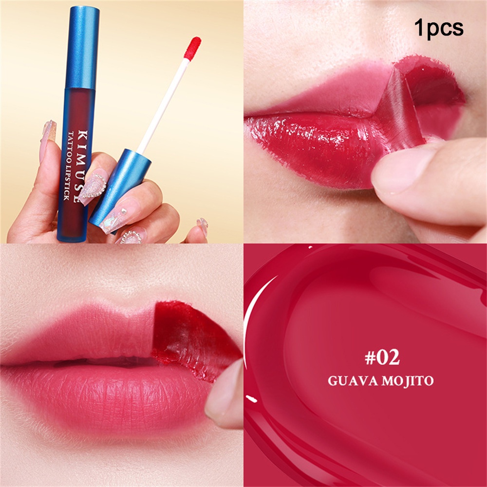 Lâu trôi Lột Lip Stain 5 Mẫu Hình Xăm Son Môi Chống Nước Màu Hồng Liptint Tạo Nên Kết Cấu Chất Lượng Dành Cho Những Người Yêu Cái Đẹp JULYSTAR
