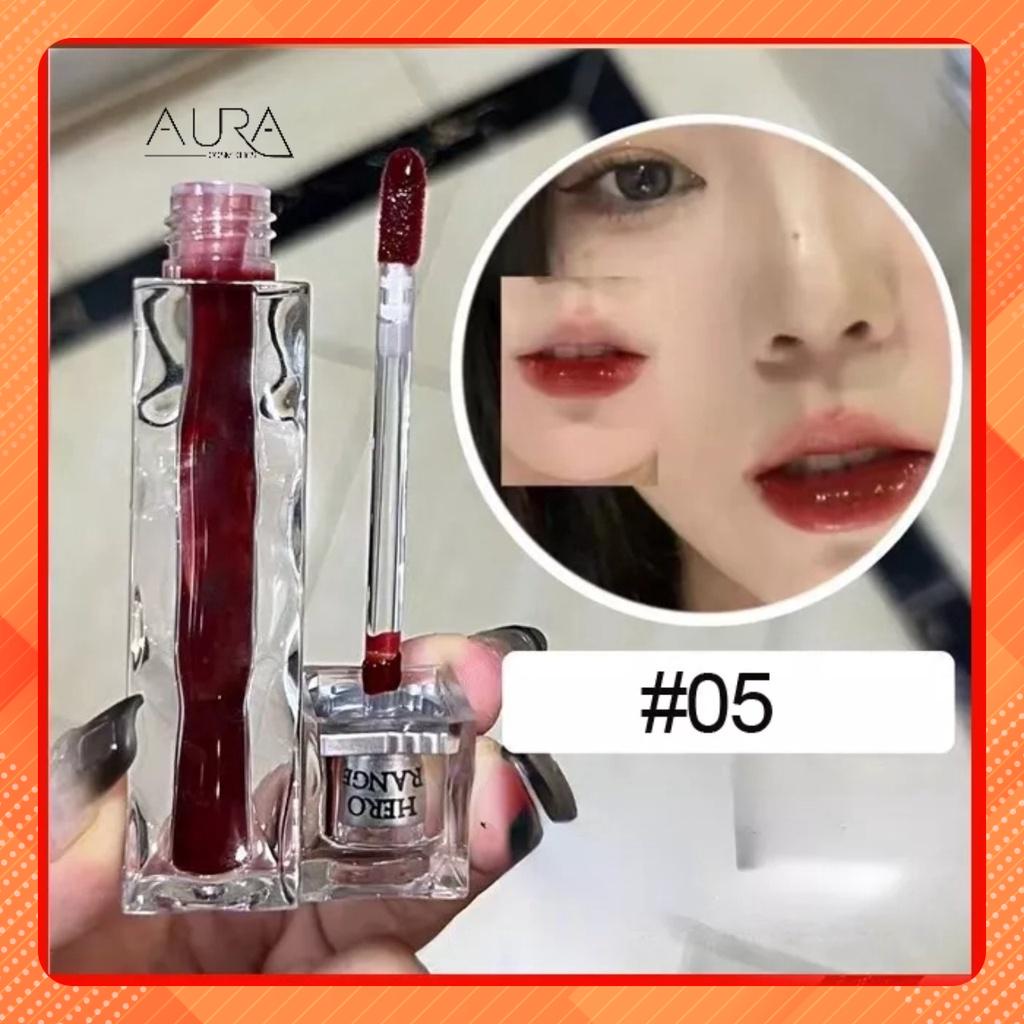 Son Kem Bóng 3D HERORANGE Chống Dính Không Dễ Phai Màu Lâu Trôi New