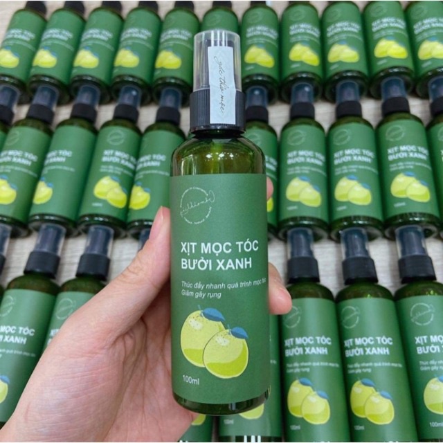Xịt Tinh Dầu Bưởi Xanh- Kích Thích Mọc Tóc Ngăn Rụng Tóc 100ml_ XỊT MÓC TÓC CẤP TỐC CHỈ SAU 7 NGÀY SỬ DỤNG