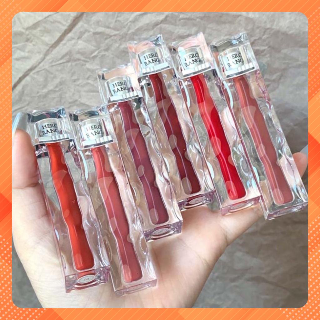 Son Kem Bóng 3D HERORANGE Chống Dính Không Dễ Phai Màu Lâu Trôi New