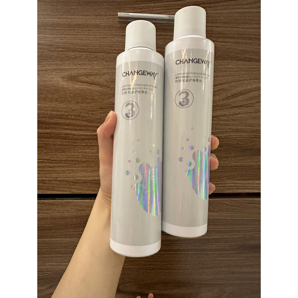 [Bán Buôn]  Bọt mềm giữ nếp tóc xoăn CHANGE WAY, Mousse mềm vuốt tóc PUREYES, gel mềm, xả khô tạo kiểu