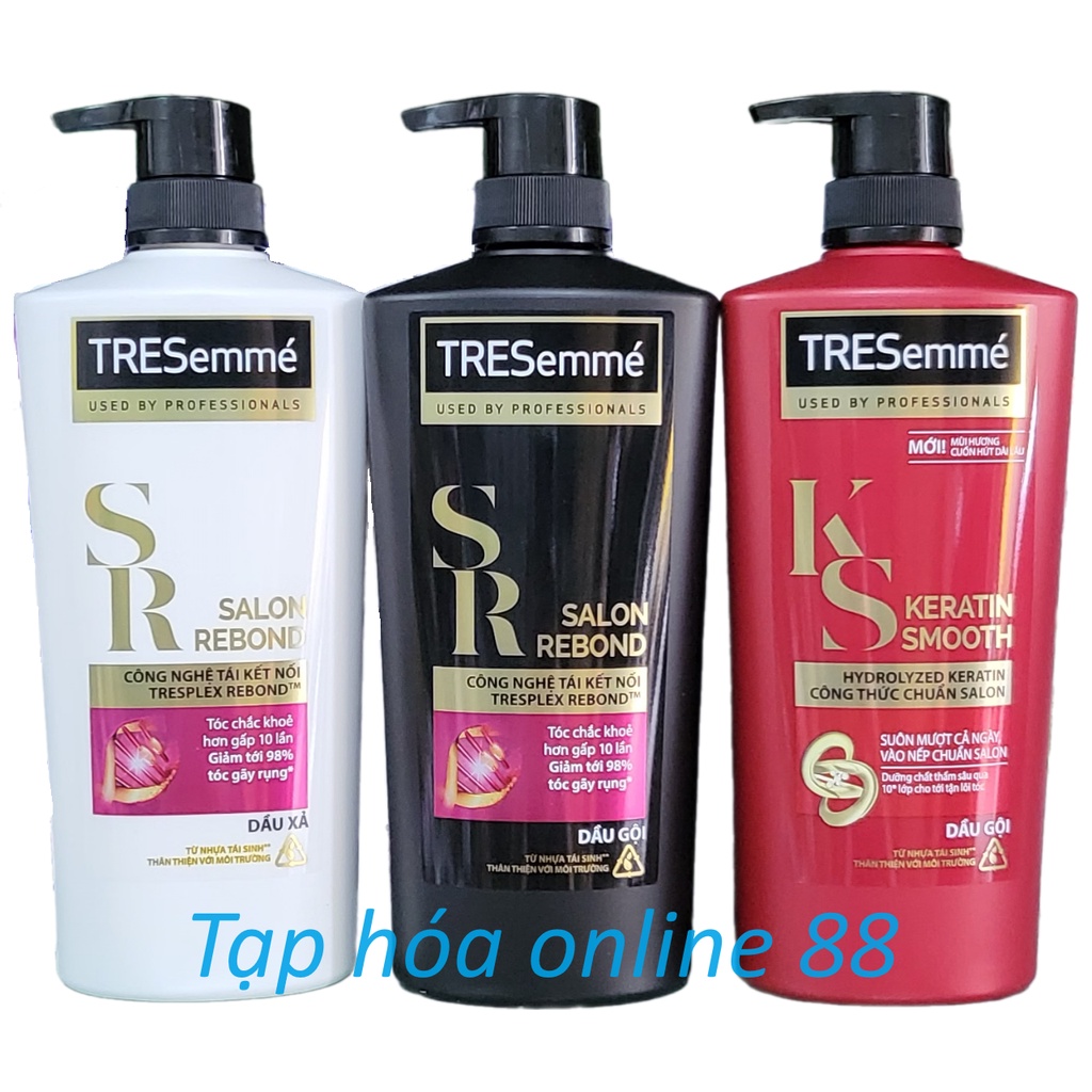 Dầu gội TRESemmé cho tóc chắc sạch, khỏe, mềm mượt 640g