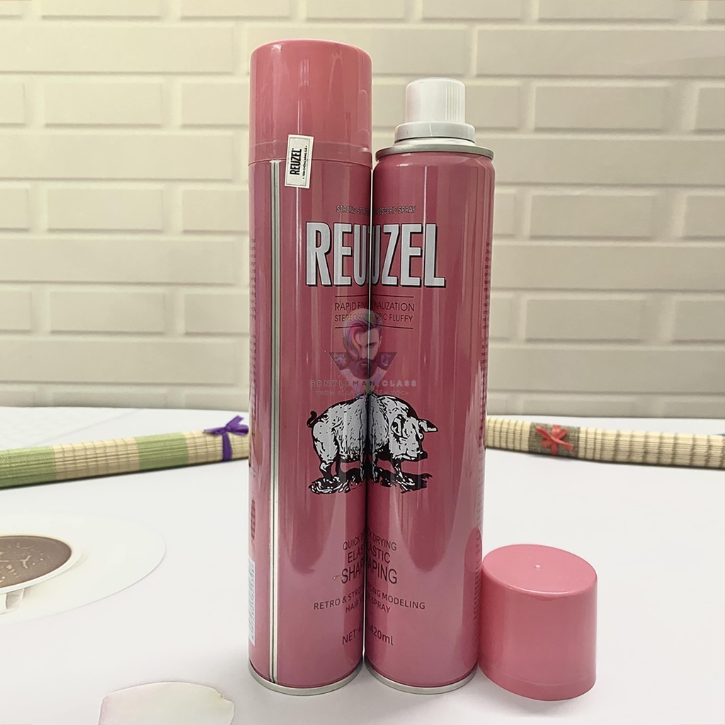 Gôm Xịt Tạo kiểu Tóc REUZEL PINK 420ml – Gôm Định Hình Giữ Nếp Tóc 24h, Keo Xịt Tóc Bản Đặc Biệt Cực Thơm Lôi Cuốn