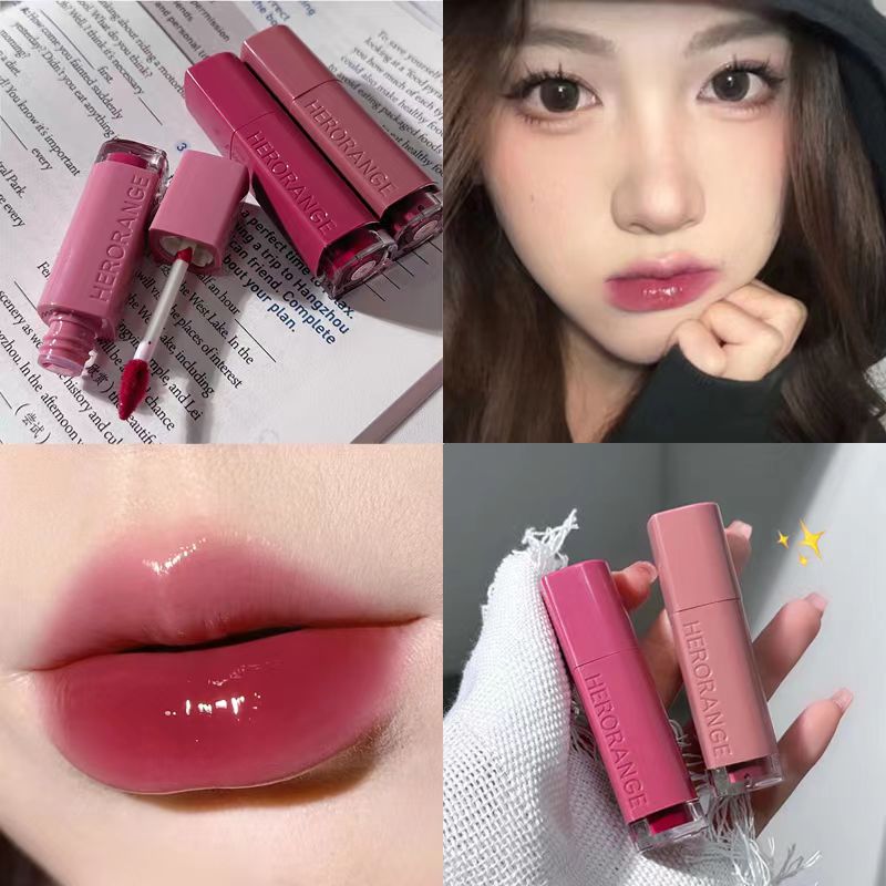 Son Kem Hiệu Ứng Gương Dưỡng Ẩm Lâu Trôi HERORANGE HERORANGE
