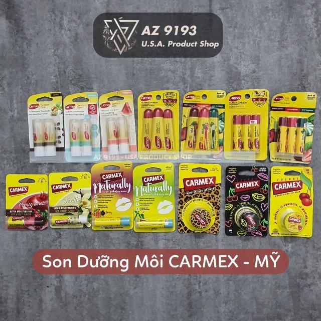 Son Dưỡng Môi Carmex,Hàng Mỹ, Dưỡng Camex Không Màu, Chính Hãng Mỹ, Dưỡng Ẩm, Giảm Khô Môi-Az9193