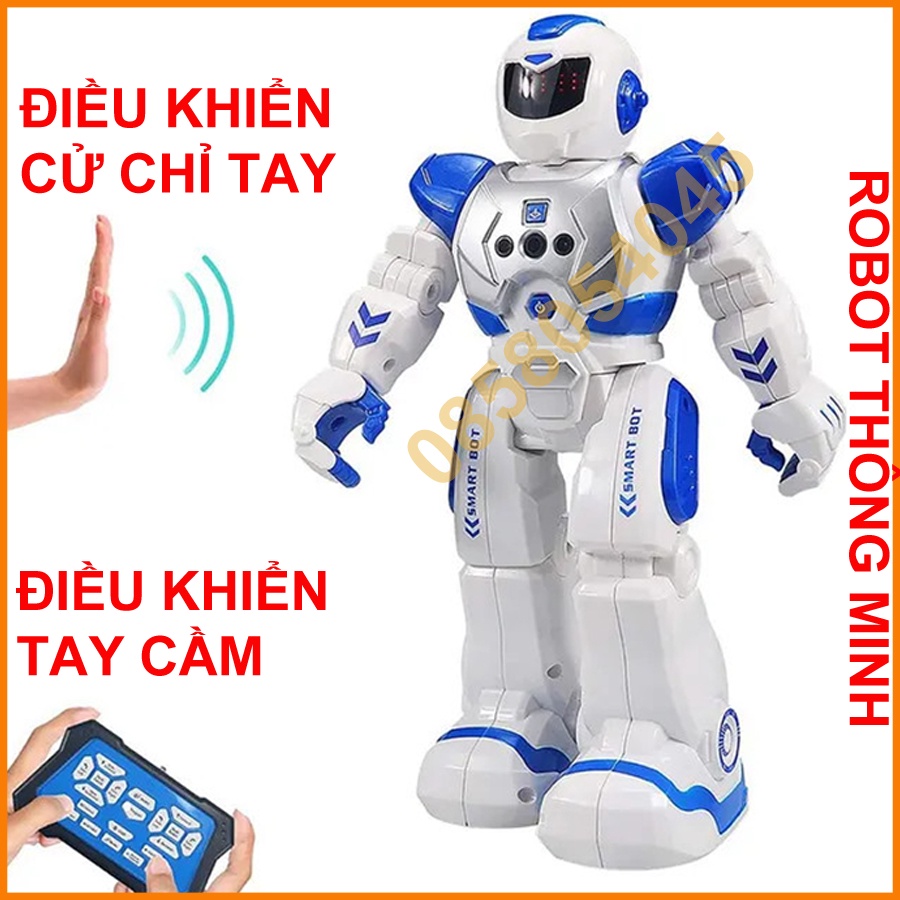 Đồ chơi Robot điều khiển từ xa thông minh, Robot điều khiển bằng cử chỉ, nói tiếng anh, ca hát, nhảy múa