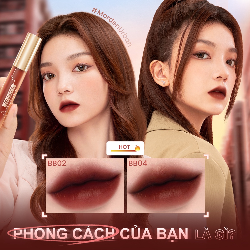 Focallure Son Nhung Lì Dưỡng Ẩm Lâu Trôi Mềm Mịn Cấp Ẩm