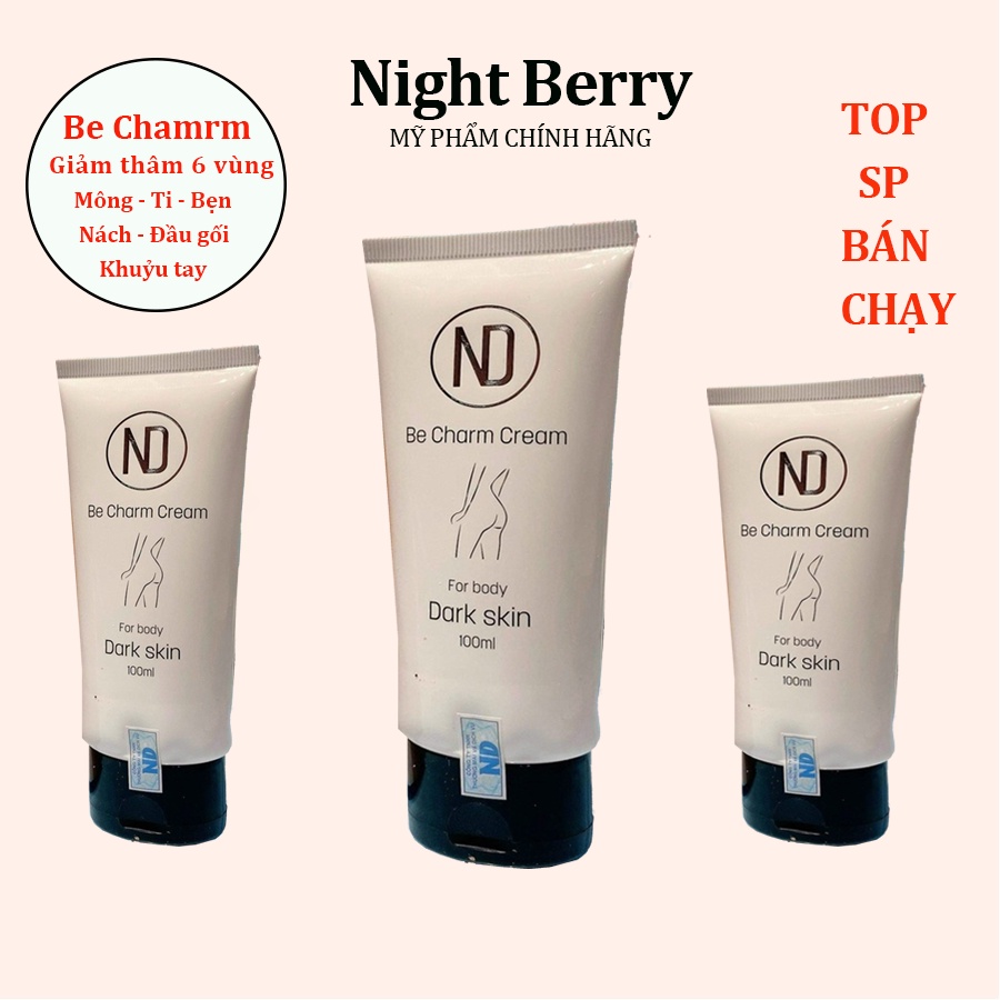 Kem Làm Sáng Da Xoá Thâm Vòng 3 – Nách – Đầu Gối – Khuỷu Tay – Bikini – Hồng nhũ hoa Be Charm Cream 6️⃣ in 1️⃣ số 1 VN