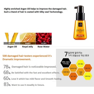 Mise en Scène Perfect Repair Hair Serum 80ml Phục hồi tóc khô hư tổn – Dưỡng tóc siêu mềm mượt