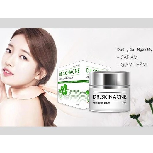 Kem giảm mụn, ngừa thâm, liền sẹo DR.SKINACNE chính hãng