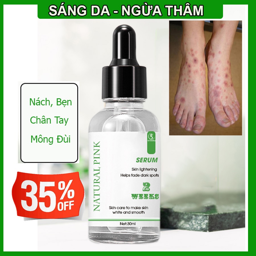 Serum Thâm Nách Bẹn Mông Đầu Gối Natural Pink 15ml .Tinh chất khử thâm làm sáng vùng da thâm hiệu quả