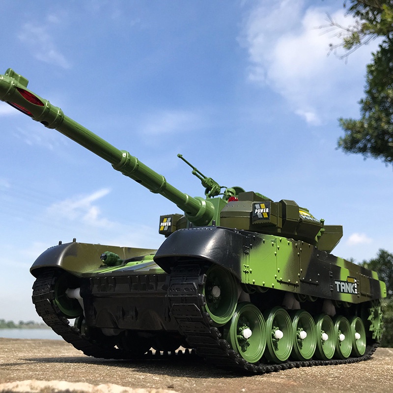 Xe tăng điều khiển từ xa đồ chơi cao cấp kèm pin sạc cho bé, đồ chơi điều khiển từ xa cho bé trai BOBIKIDS XT01