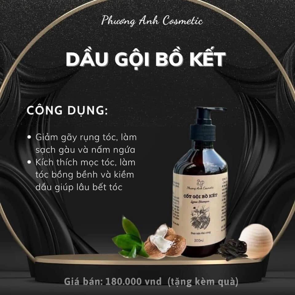 [MẪU HỘP-Date 2026] Combo 4 SP Phương Anh Cosmetic Cốt Gội Bồ Kết,Ủ Tóc Bưởi Dừa,Xịt Tóc Tinh Dầu Bưởi,Serum Dưỡng Mi