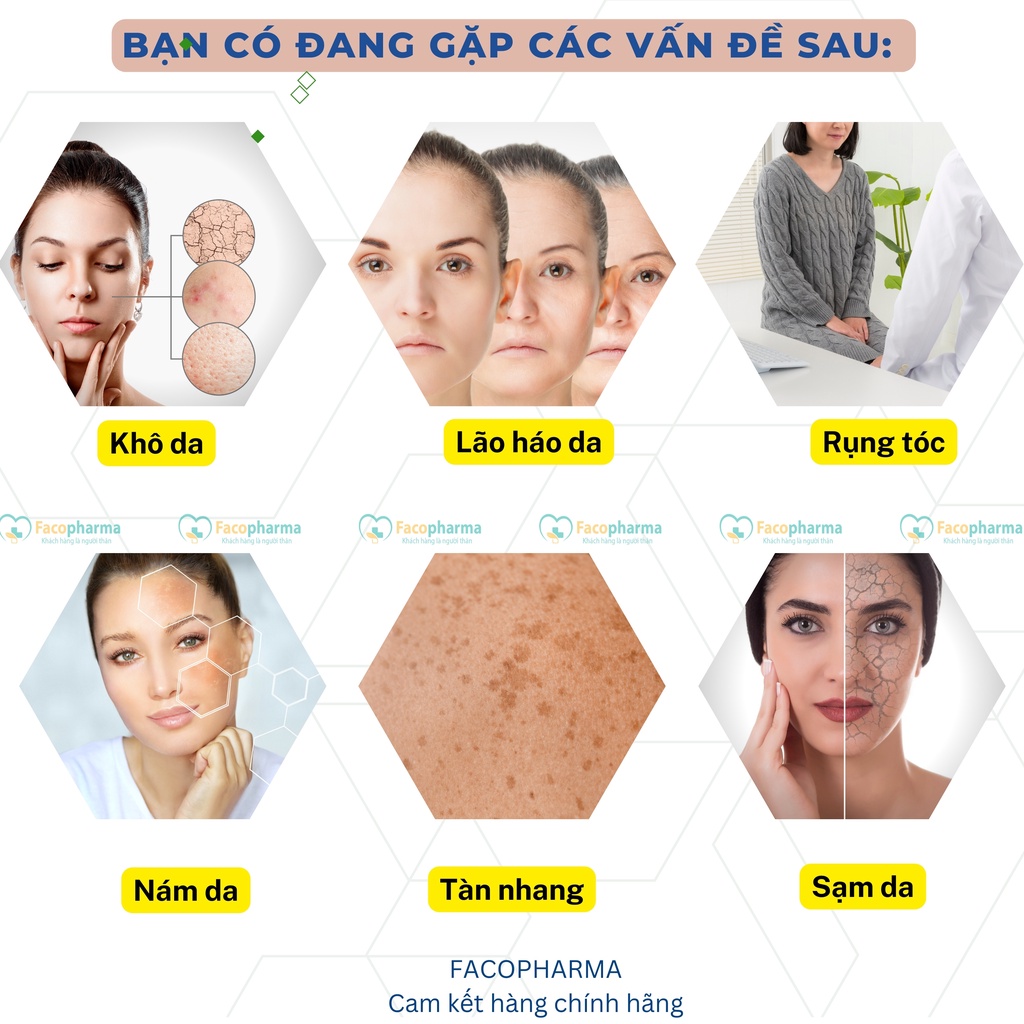 L cystine 500mg viên uống trắng da mọc tóc ngừa nám chăm sóc sức khoẻ hiệu quả hộp 60 viên