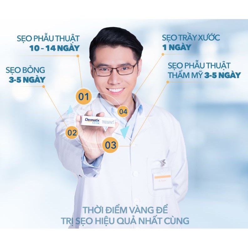 [Mua Sắm Nước Ngoài] Dermatix Ultra Gel Làm Mờ Sẹo Thâm, Sẹo Lồi