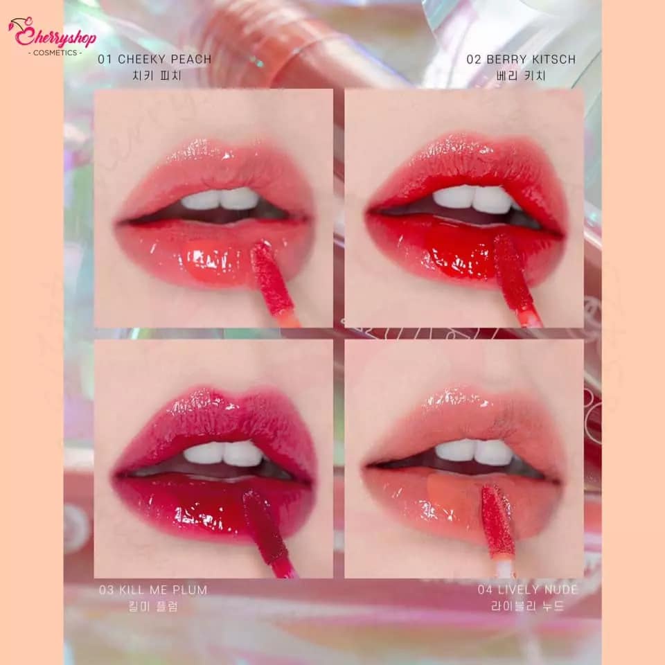 Son Tint Bóng Siêu Lì Lilybyred Glassy Layer Fixing Tint Môi Căng Mọng Burnt Brick Sunset Orange 3.8g – Mibebe