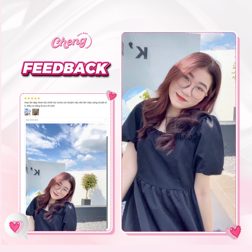 Thuốc nhuộm tóc màu NÂU ĐỎ ĐẤT không cần tẩy tóc | Chenglovehairs, Chenglovehair, Chengloveshair